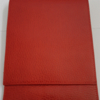 Lederhülle hochformat rot